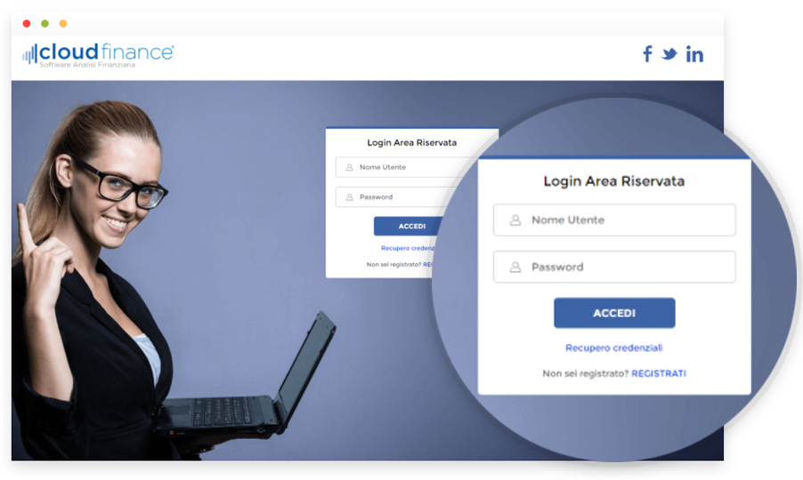 Login Piattaforma Cloud Finance
