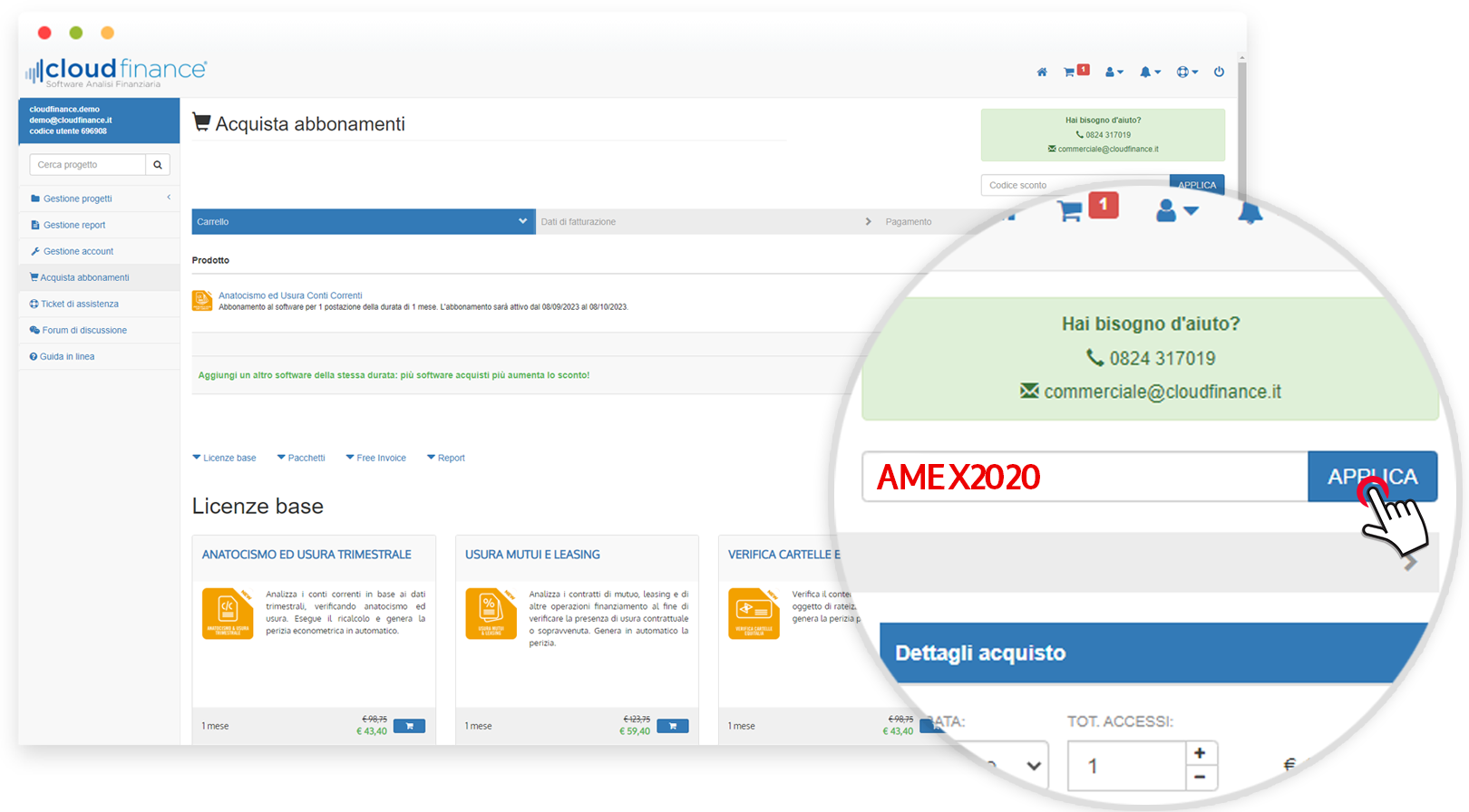 Codice sconto Amex