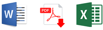 Download Report Word, pdf e excel