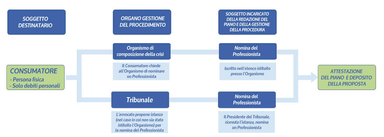 software piano del consumatore