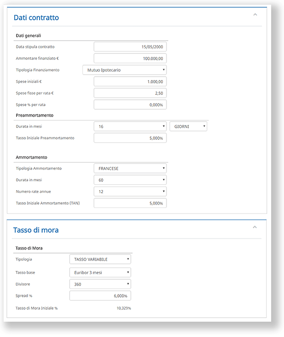 dati-contratto-tasso-mora Software Usura Mutui e Leasing - Contratto