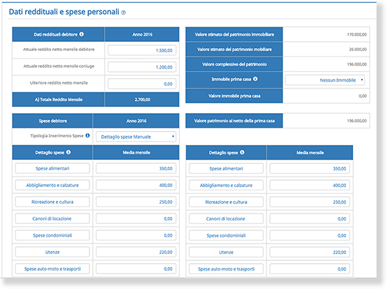 dati-reddituali-personali (1) Software Concordato minore - Dati Reddituali Personali