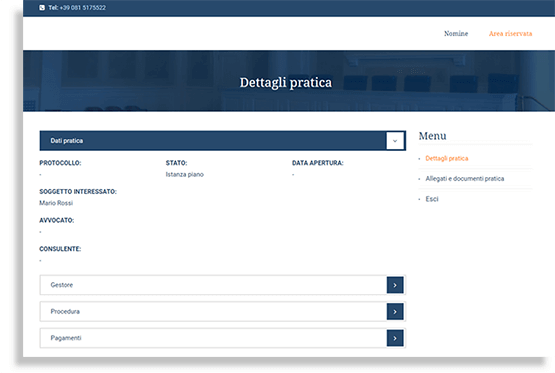 occ-dettagio-pratica-debitore gestionale OCC - dettagli pratica debitore