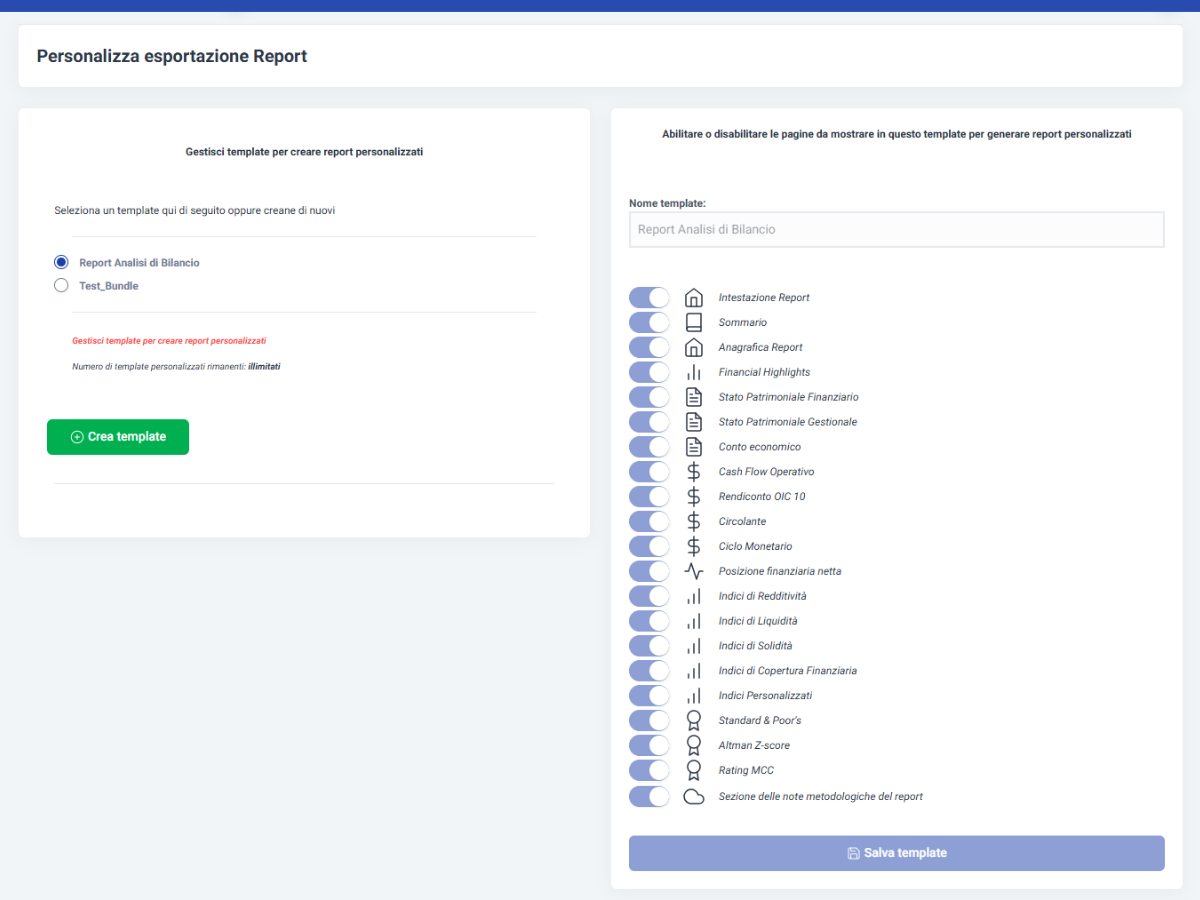 AB_report_personalizzabili Cloud Finance - Software Analisi di Bilancio e Rating - financial score rating cloud finance proprietario