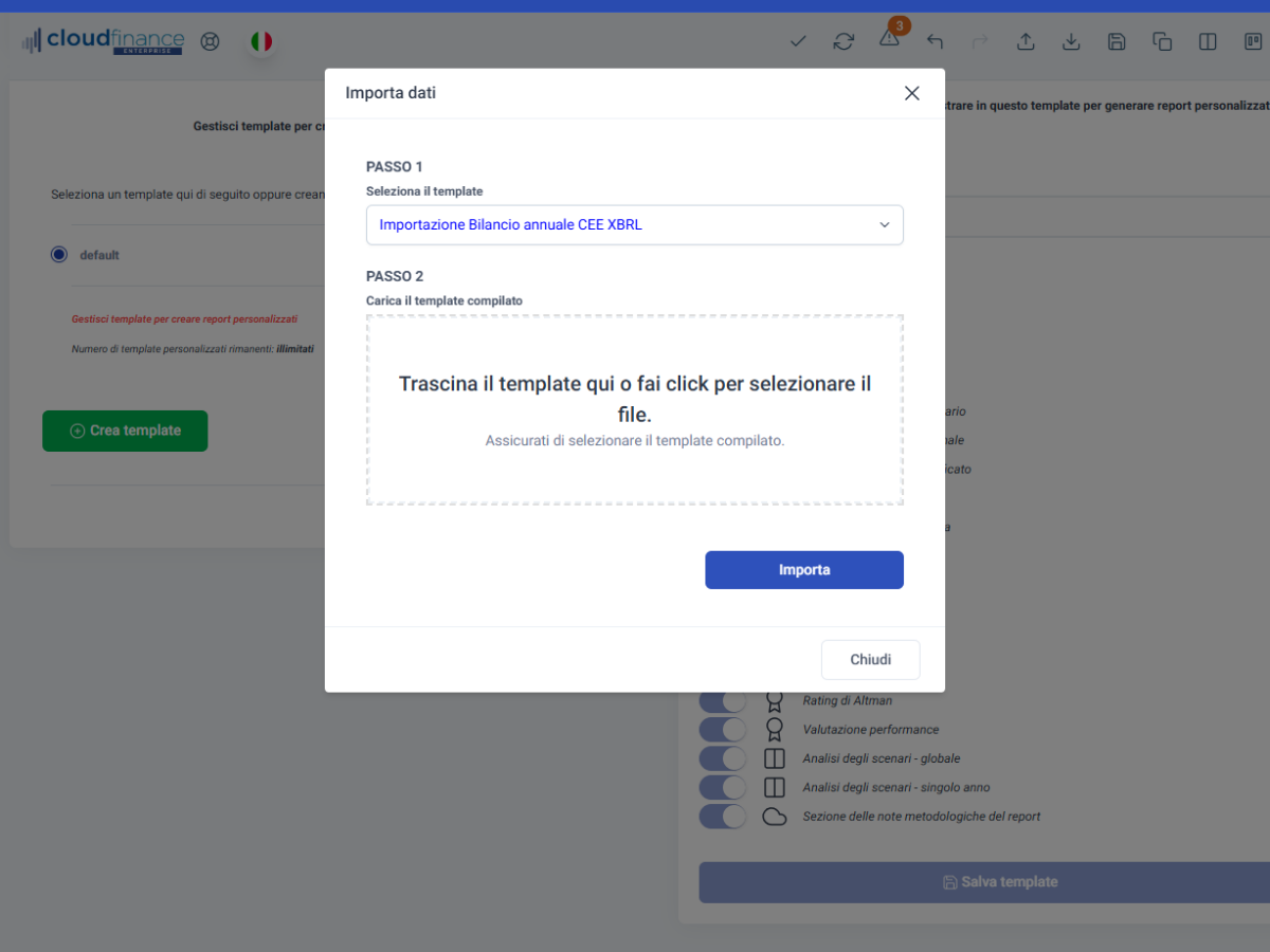 BT_importazione_automatica Software Budget di Tesoreria Aziendale - Inserimento Bilancio