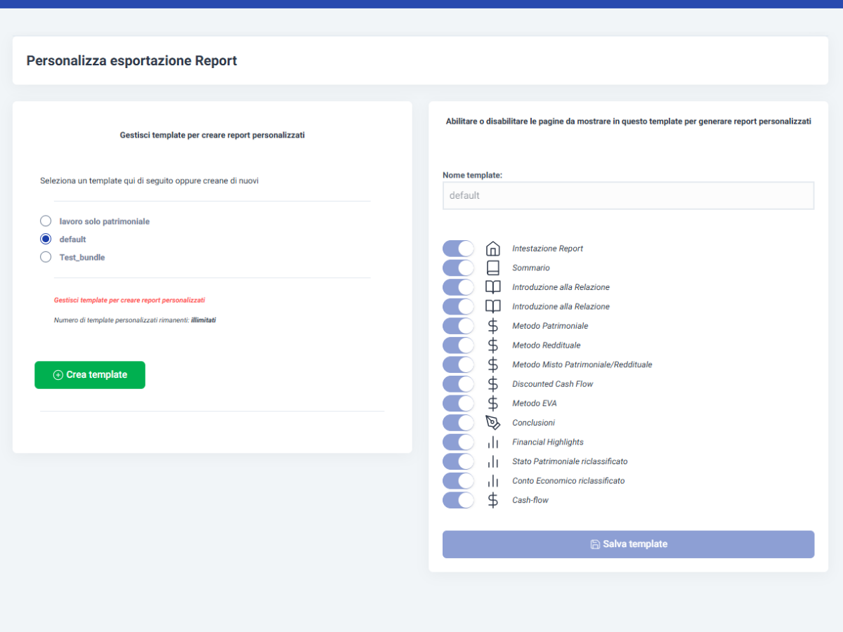 Software Valutazione Aziendale - Perizia automatica